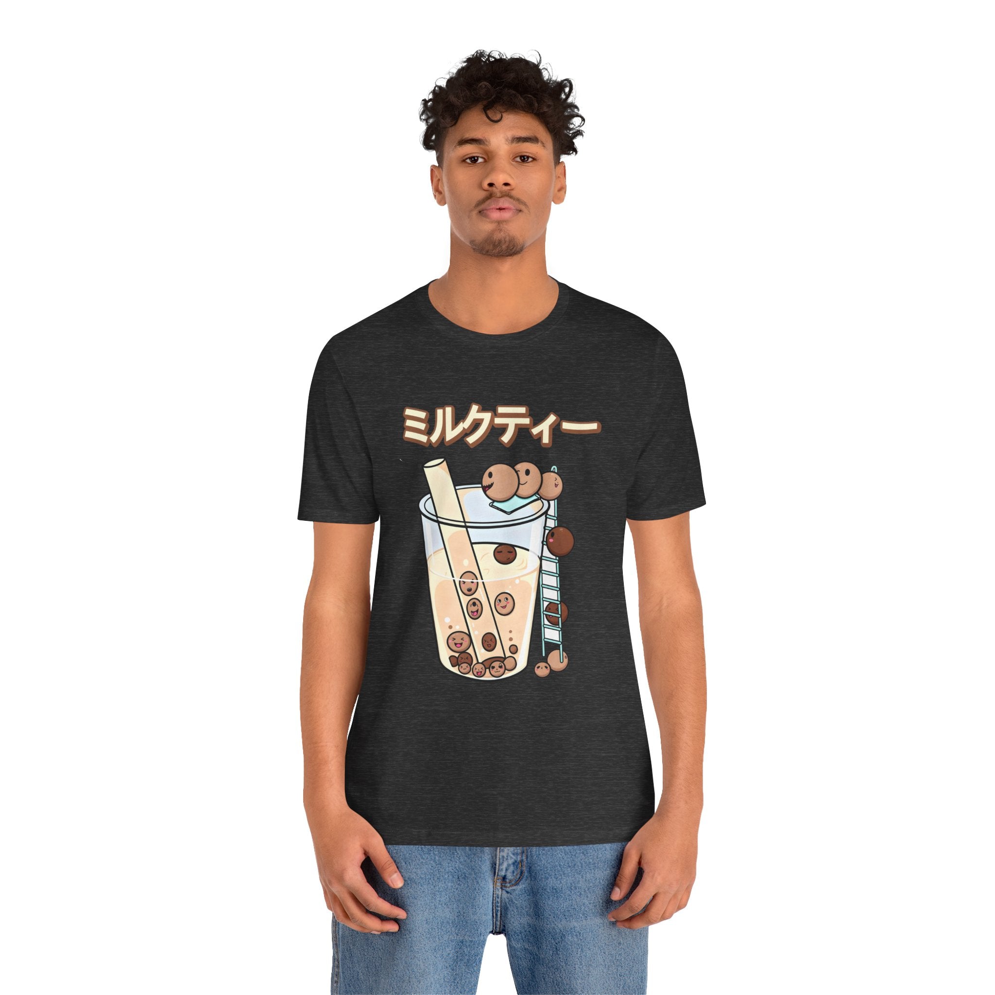 Boba Milk Tea T‑Shirt – ミルクティー Bubble Tea Graphic Tee