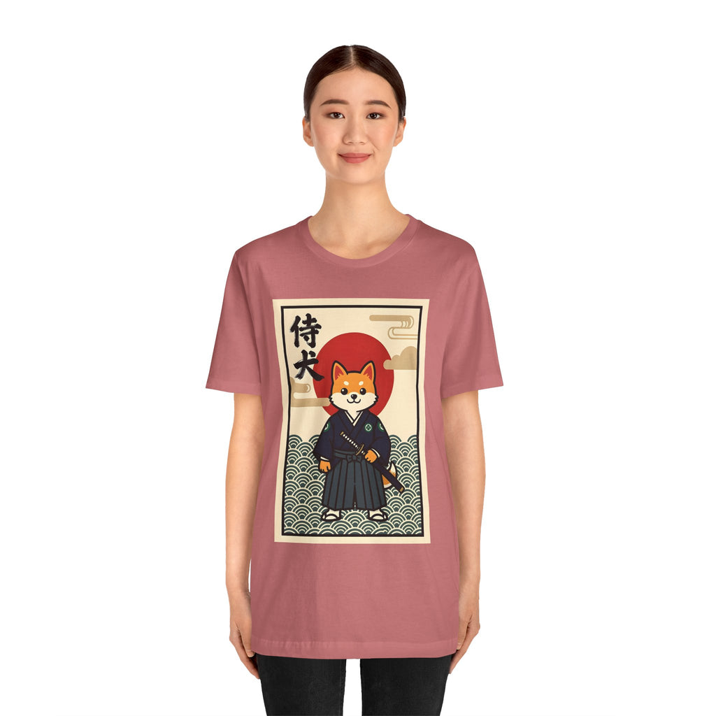 Samurai Shiba Inu Tee — Japanese Vintage Dog Graphic T-Shirt