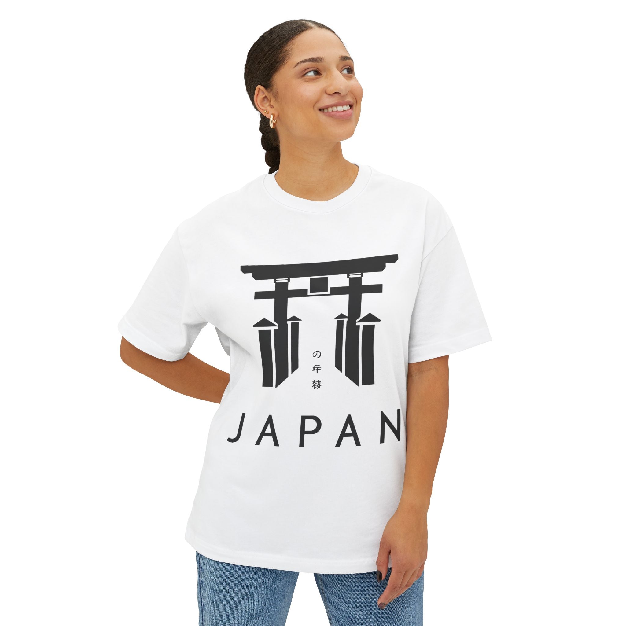 Copy of Japanese Wave Art Unisex Oversized Boxy Tee, Casual Streetwear, Vintage Graphic Tee, Summer Outfit, Gift for Art Lovers