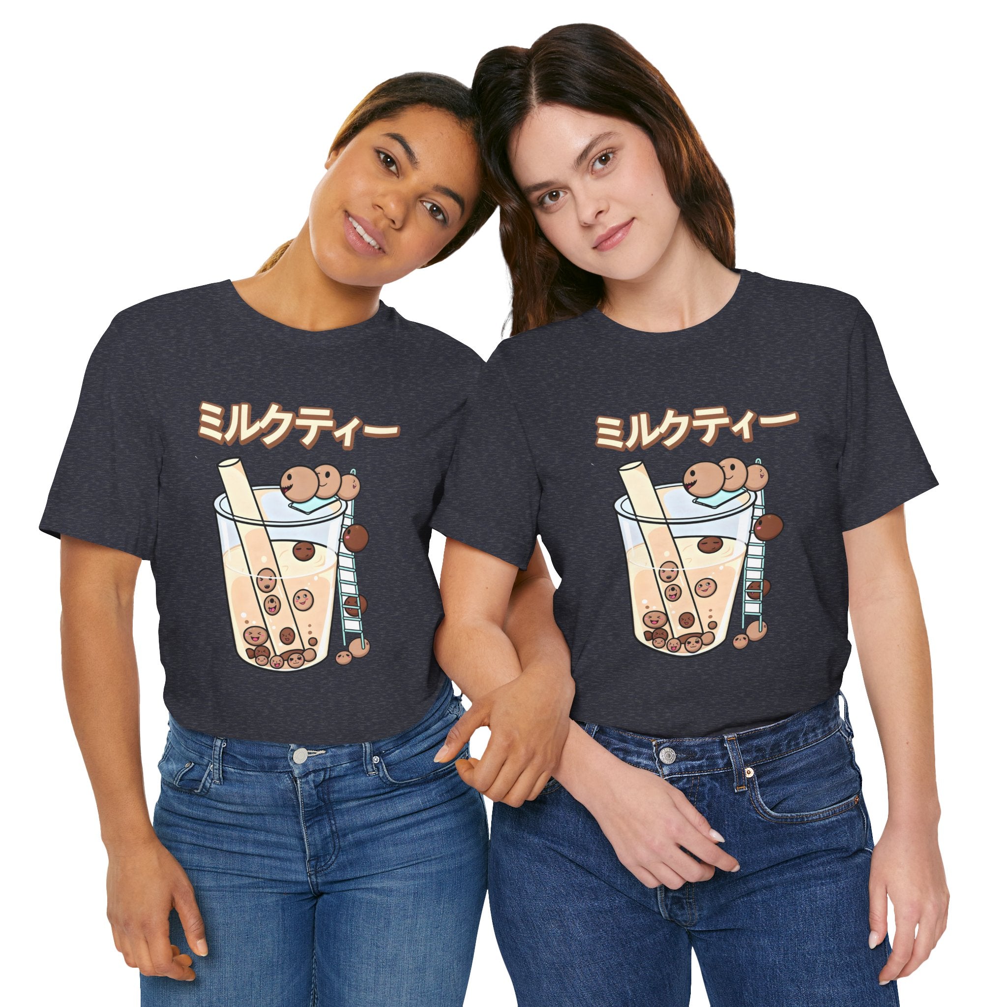 Boba Milk Tea T‑Shirt – ミルクティー Bubble Tea Graphic Tee