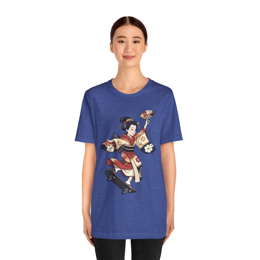 Skateboarding Geisha T-Shirt