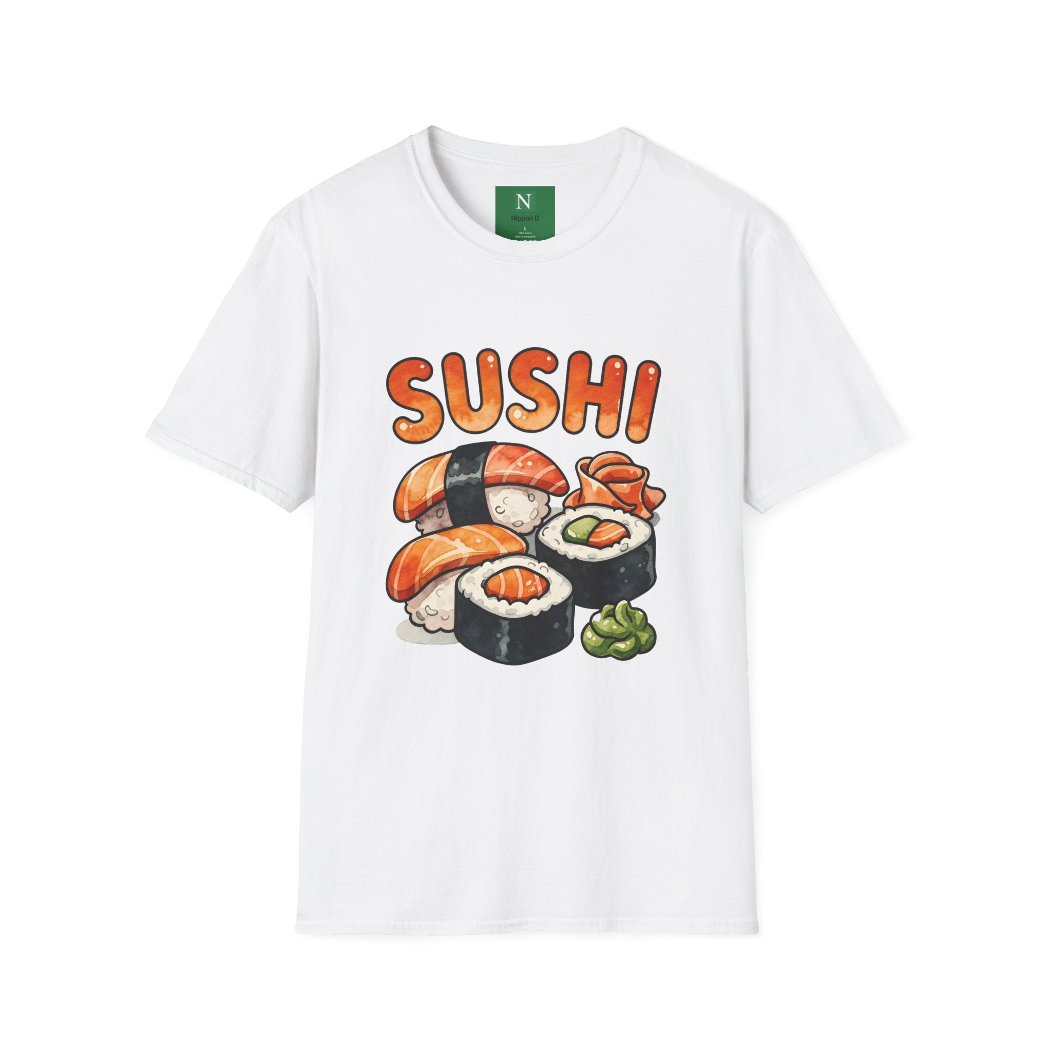 Sushi Graphic T-Shirt — Cute Sushi Illustration Tee