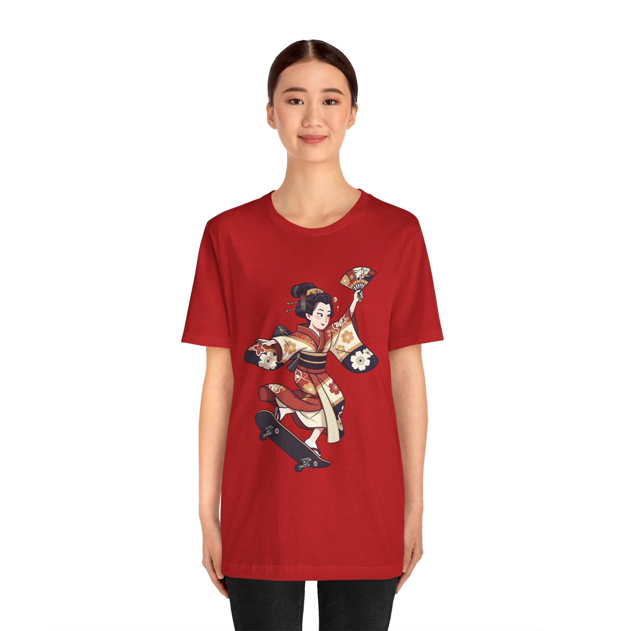 Skateboarding Geisha T-Shirt