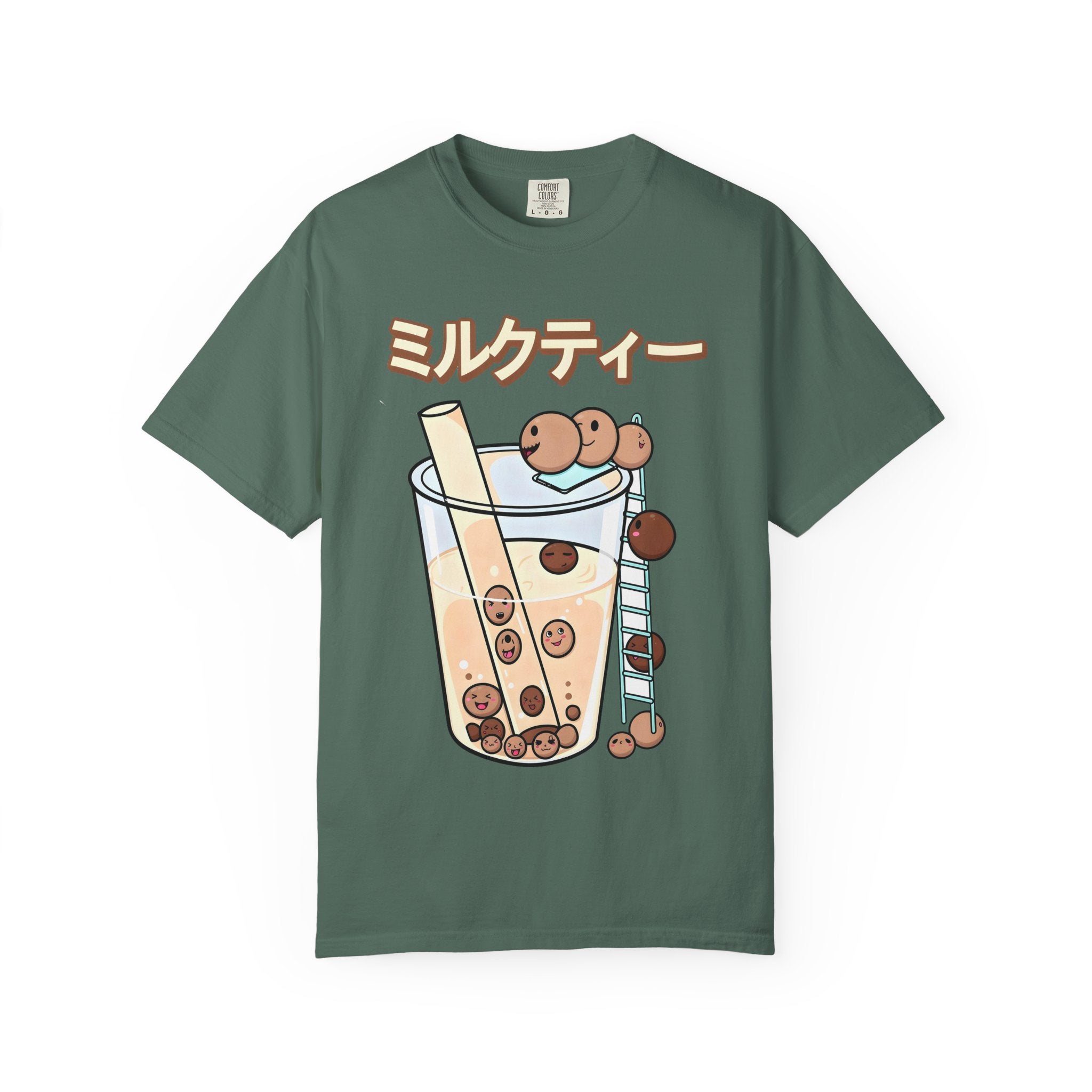 Boba Milk Tea T-Shirt — ミルクティー Cute Bubble Tea Graphic Tee