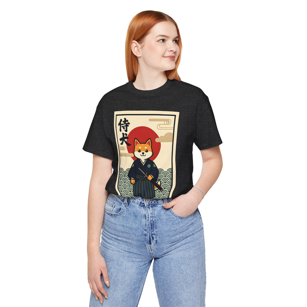 Samurai Shiba Inu Tee — Japanese Vintage Dog Graphic T-Shirt