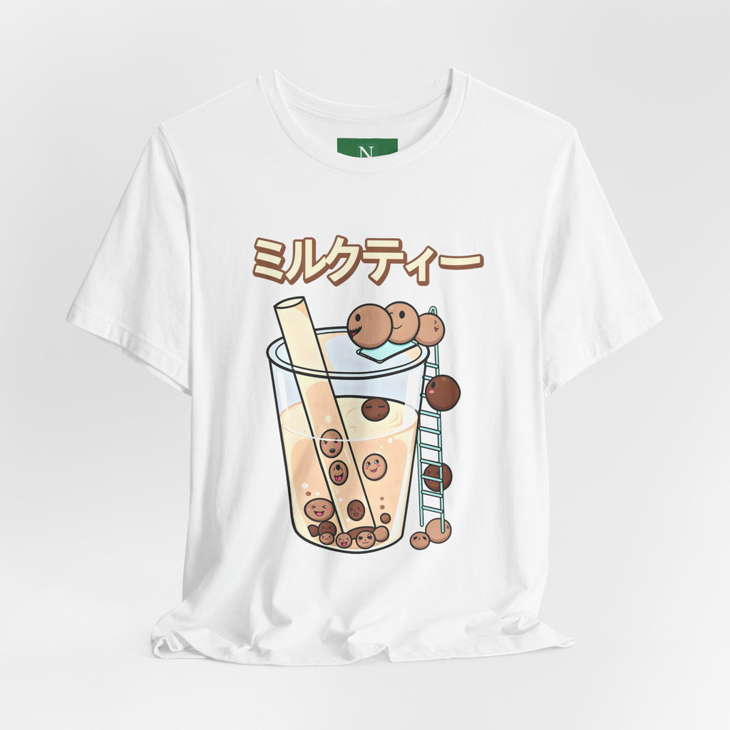 Boba Milk Tea T‑Shirt – ミルクティー Bubble Tea Graphic Tee