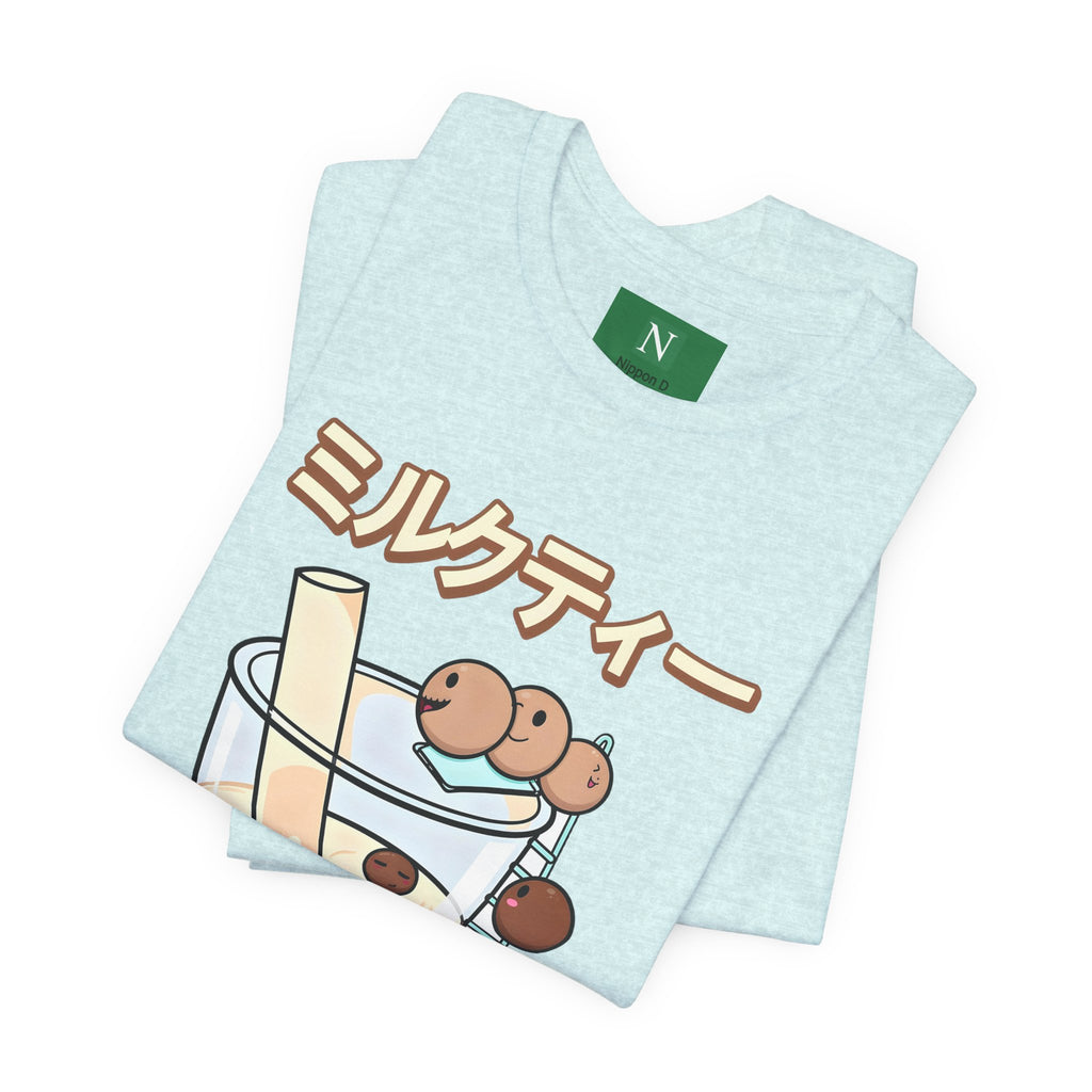 Boba Milk Tea T‑Shirt – ミルクティー Bubble Tea Graphic Tee