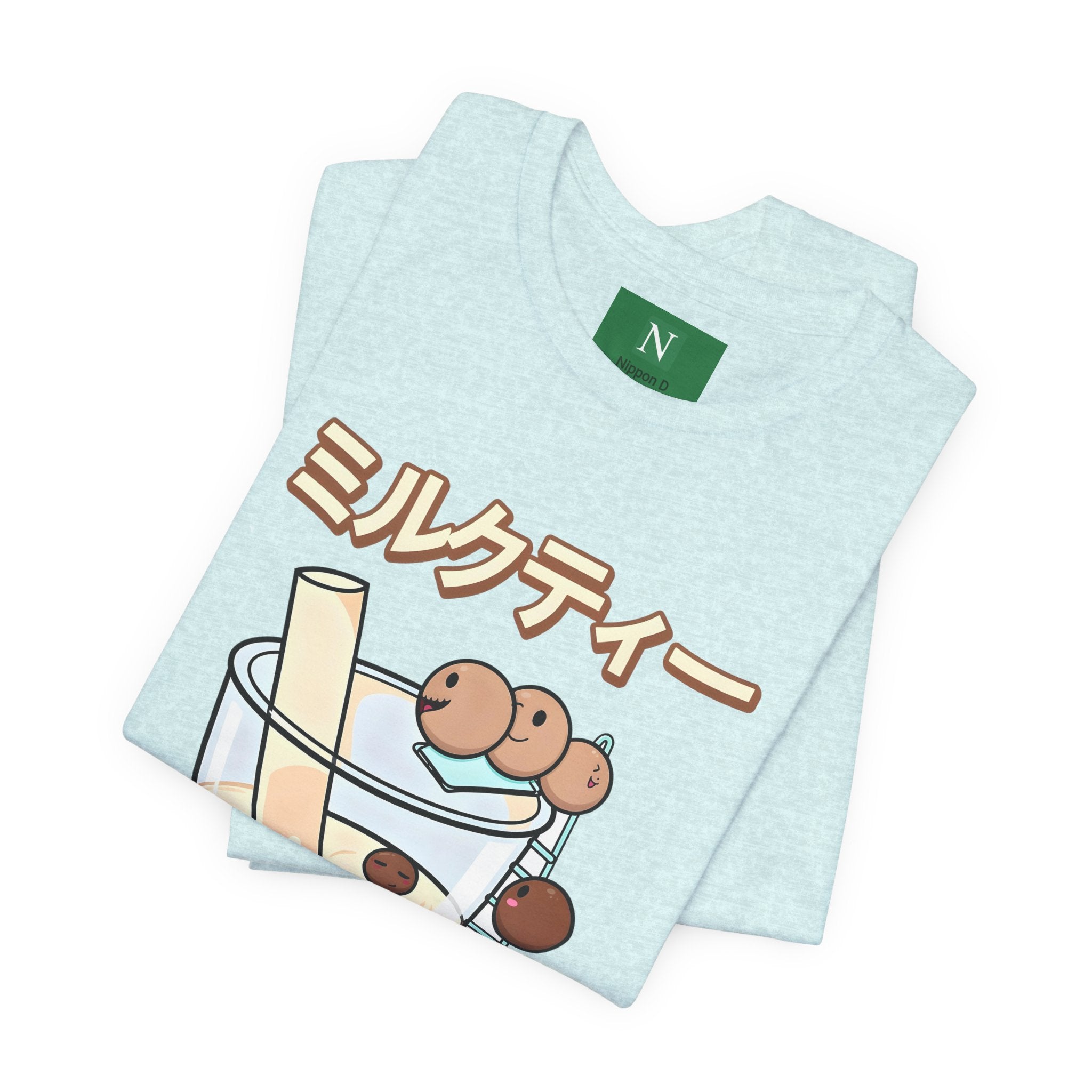 Boba Milk Tea T‑Shirt – ミルクティー Bubble Tea Graphic Tee