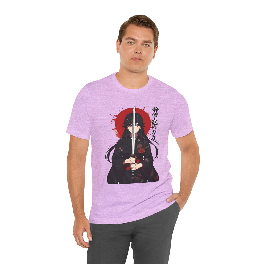 Samurai Girl Sword Tee — Japanese Anime Katana T-Shirt