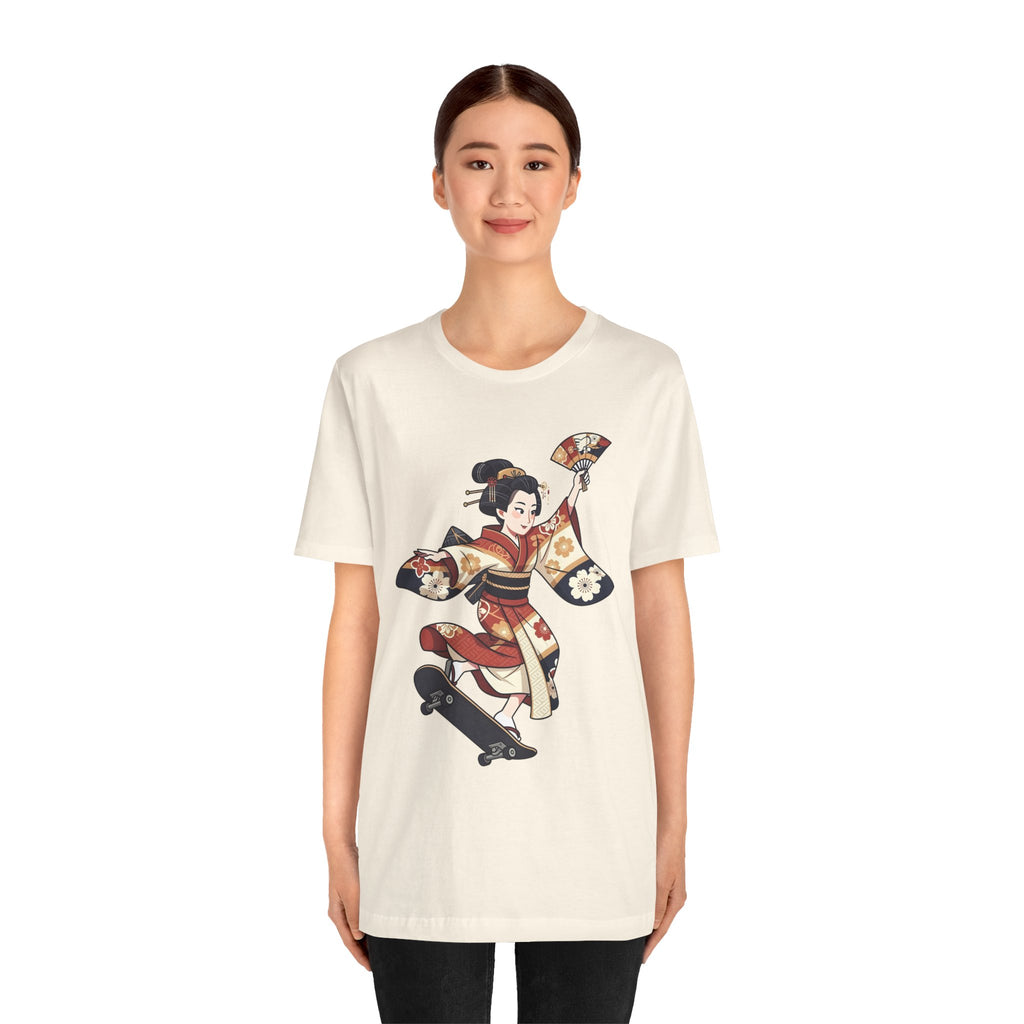 Skateboarding Geisha T-Shirt