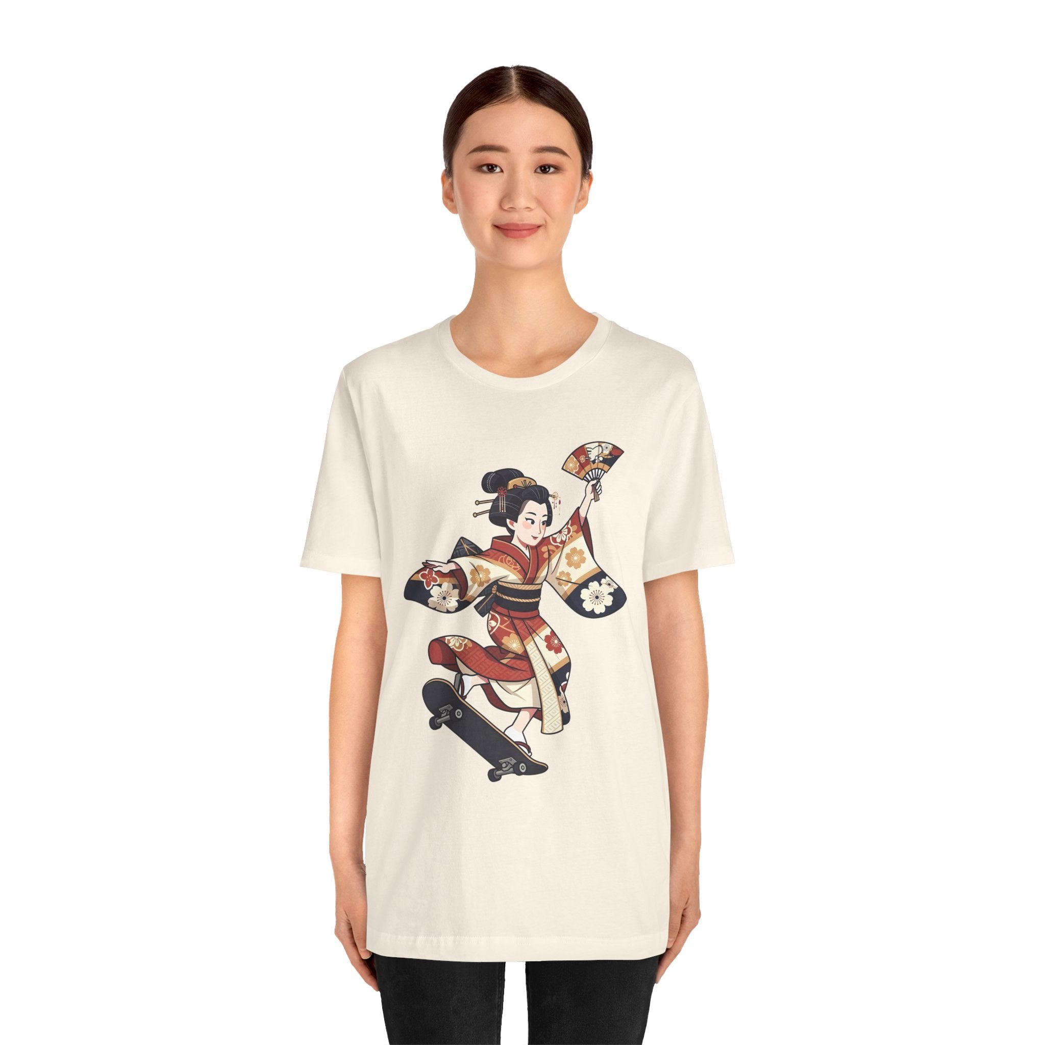 Skateboarding Geisha T-Shirt