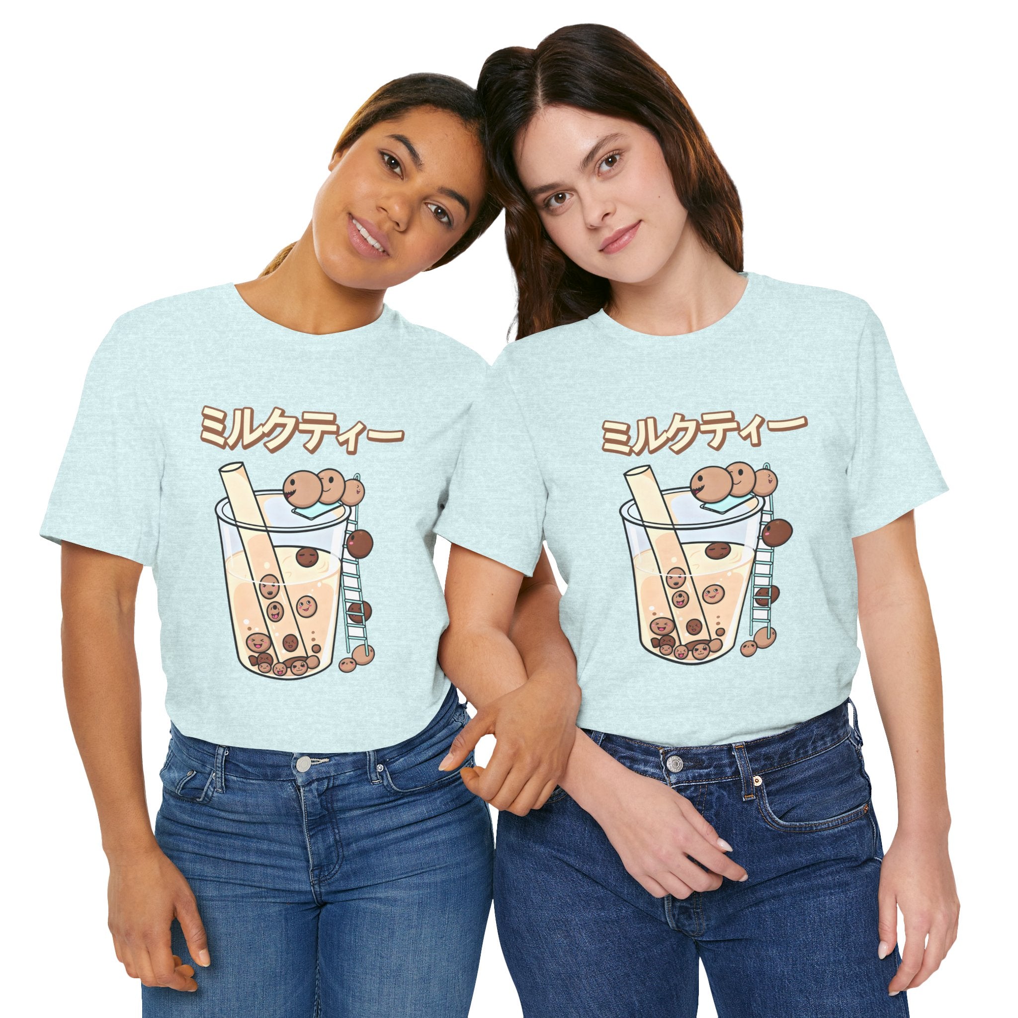 Boba Milk Tea T‑Shirt – ミルクティー Bubble Tea Graphic Tee