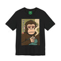 Smoking Monkey Graphic Tee — Japanese Retro Ape Illustration T-Shirt