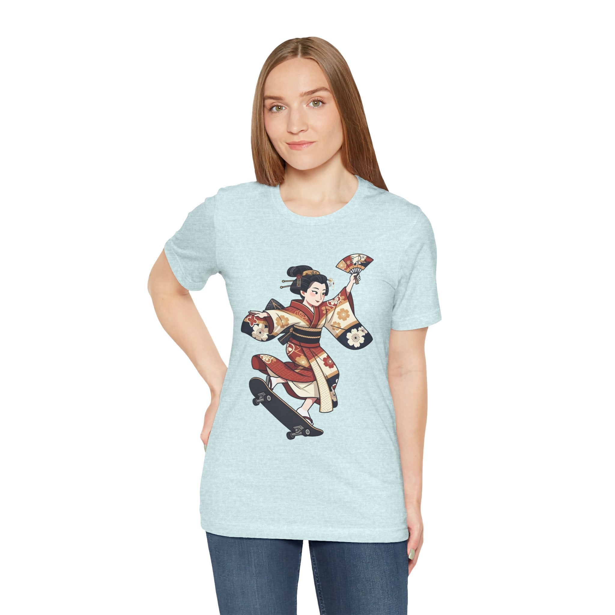 Skateboarding Geisha T-Shirt